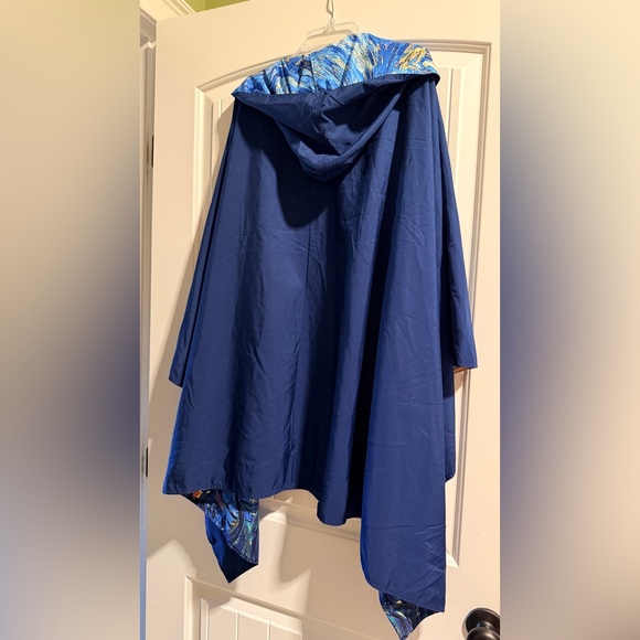 RainCaper Fine Art Van Gogh Starry Night Reversible Rain Coat one size Magnetic - Picture 2 of 4